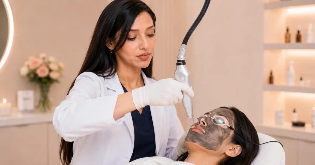 The Hollywood Facial — What the Carbon Laser Actually Does