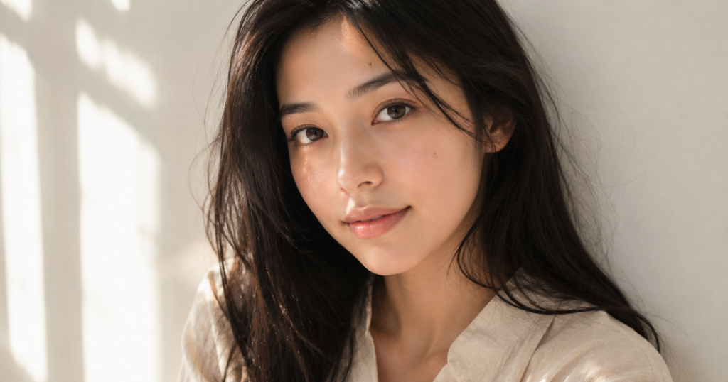 NewJeans Hanni no-makeup skin