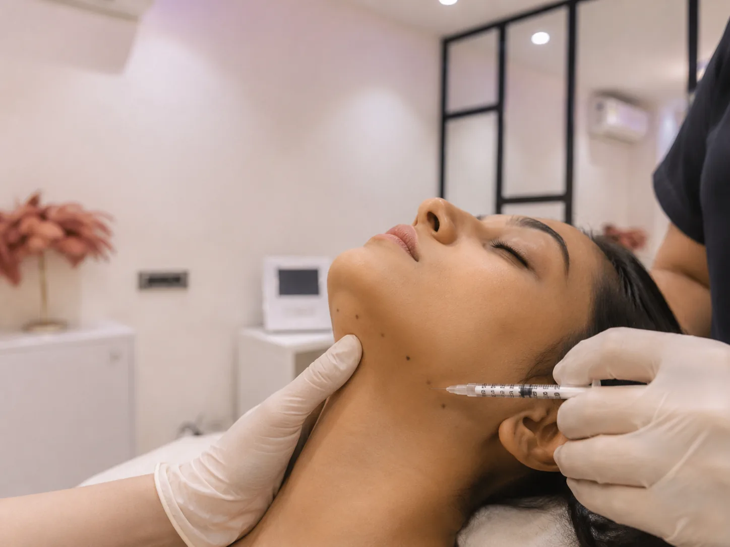 Contour fat-dissolving injection treatment for double chin in Andheri West Mumbai