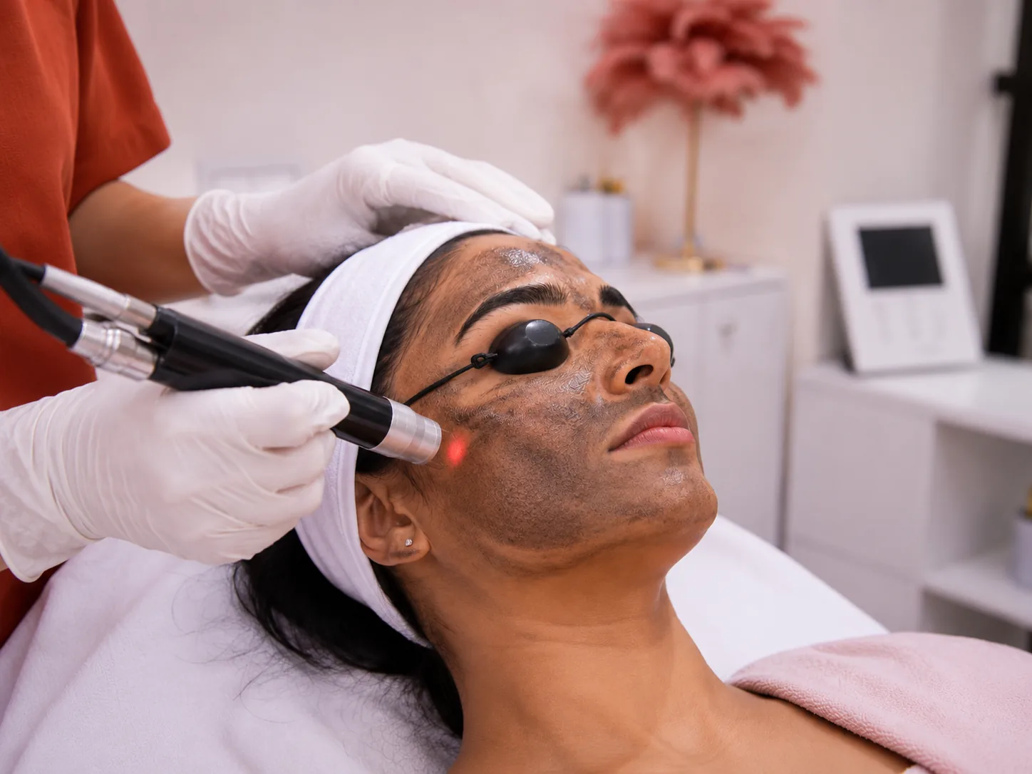 Hollywood facial with TRx peel for glow and pigmentation in Andheri West Mumbai
