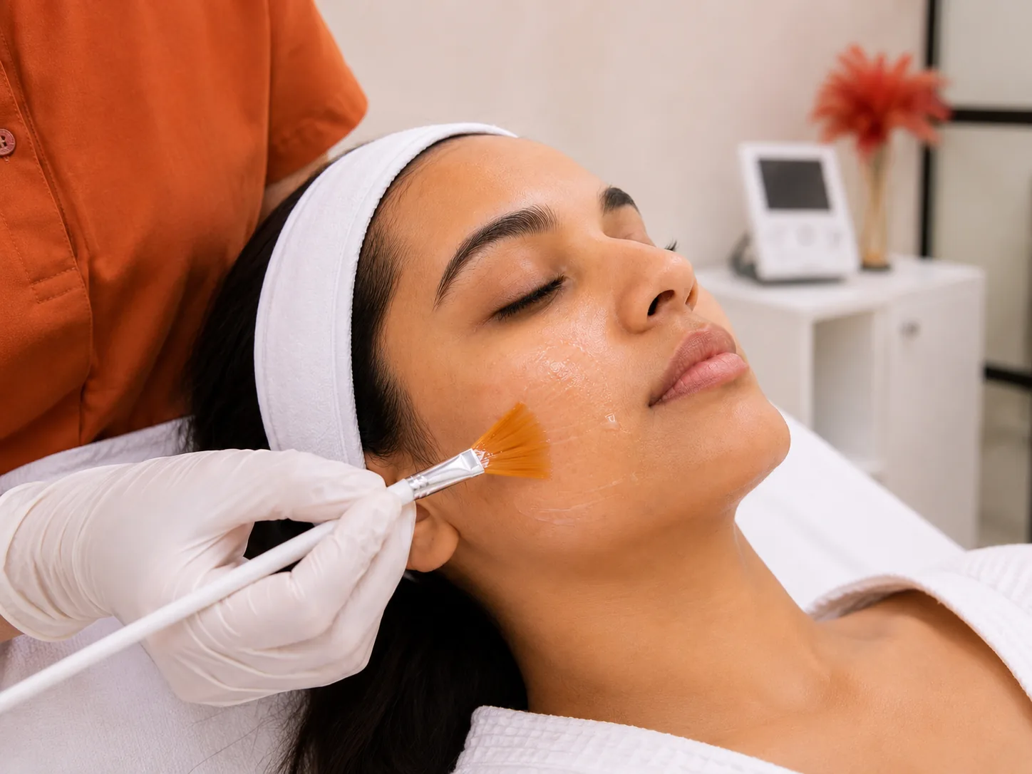 TRx peel for melasma and pigmentation at a Korean skin studio in Andheri West
