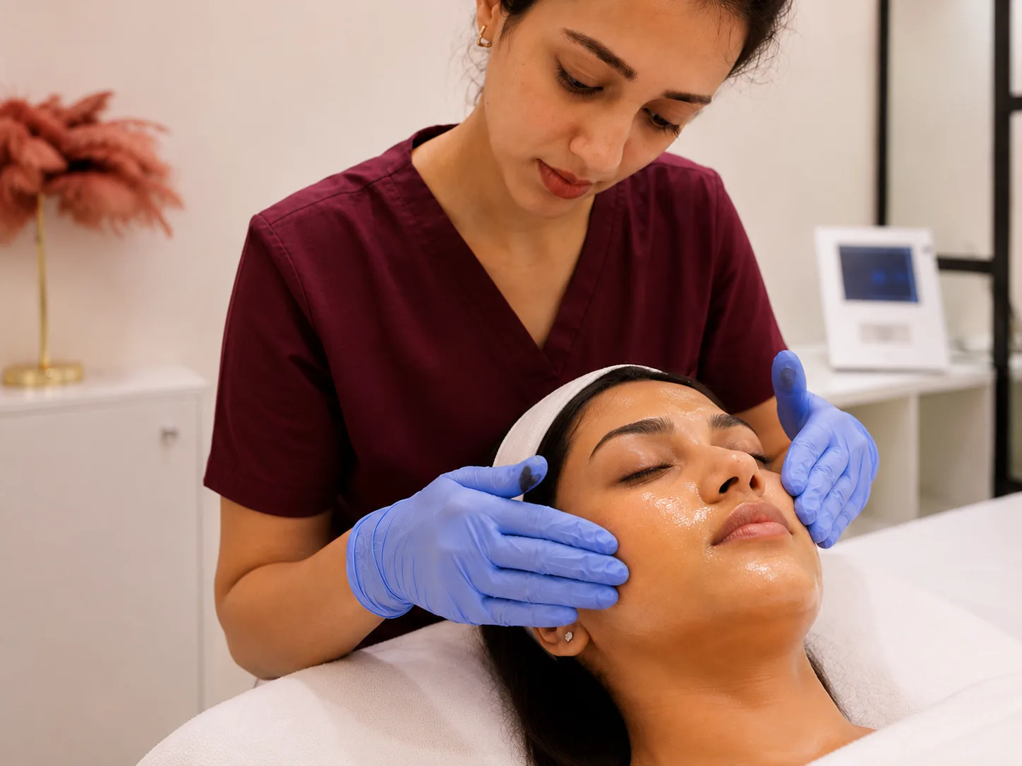 Vitamin C brightening treatment at a skin clinic in Andheri West Mumbai
