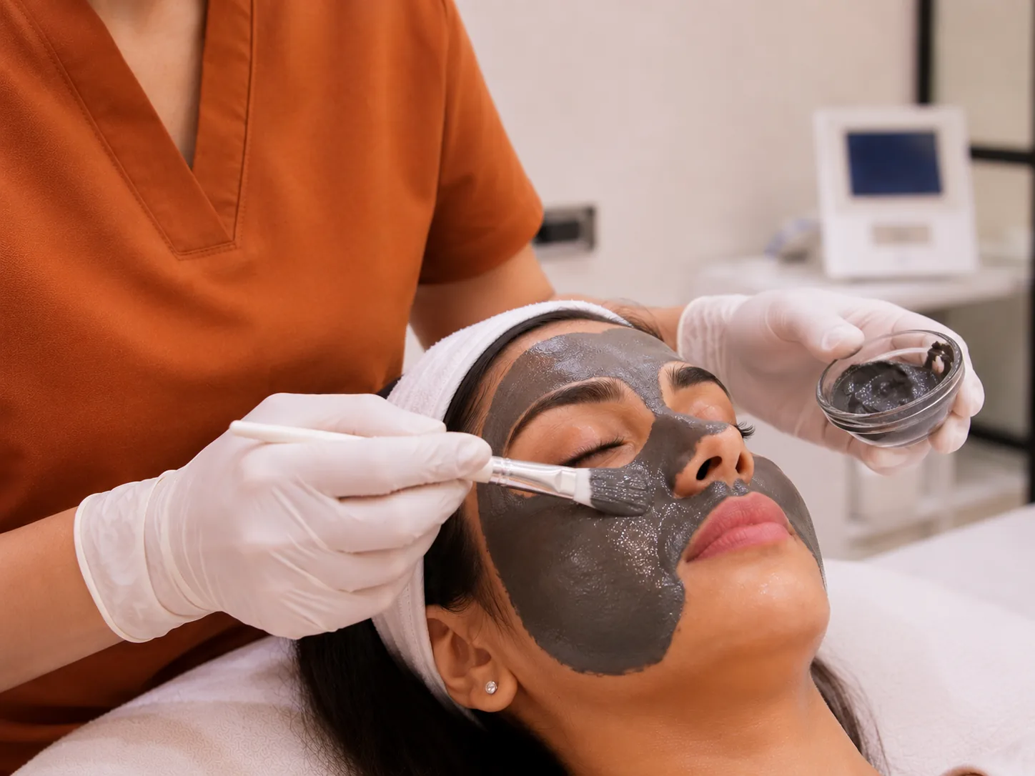 Volcanic pore perfection pore-refining treatment in Andheri West Mumbai