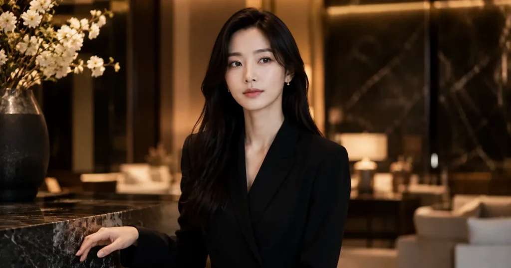 Park Eun-bin Glass Skin in Spooky in Love