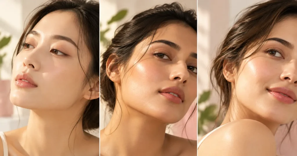 Glass Skin vs Dewy Skin vs Glow- Difference