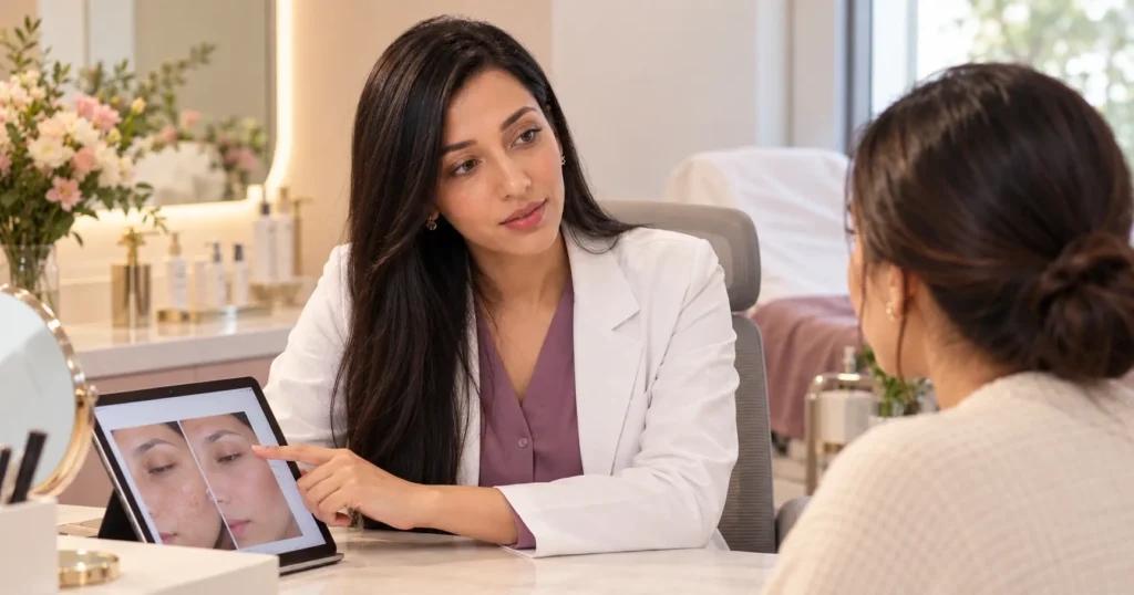 Korean skin treatment options for different skin concerns at a clinic in Andheri West, Mumbai